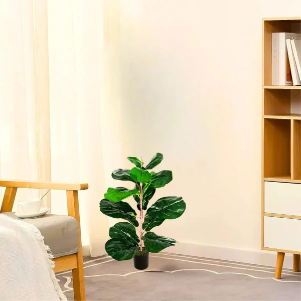 Planta Artificial Ficus 60cm Verde Oscuro