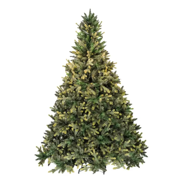 Arbol De Navidad Pino Natural Amber 2.10mts Base Metal Amber