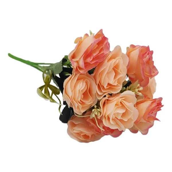 Ramo De Rosas Flores Artificiales Decoracion X1