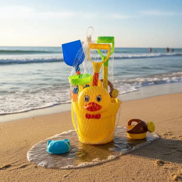 Set Balde De Playa Juguete Para Arena Palas Molino Molde