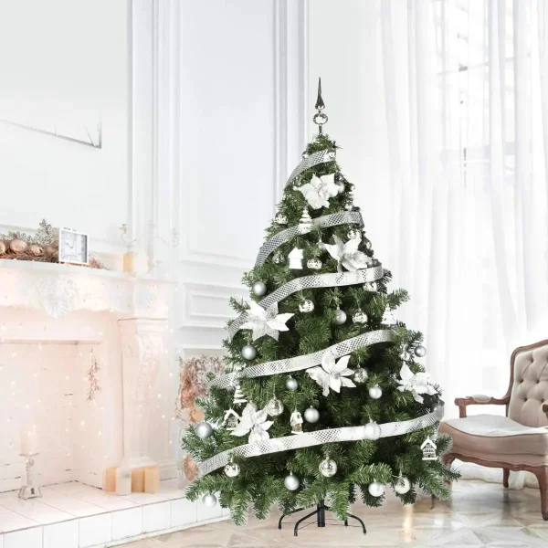Arbol de Navidad Montañes Deluxe 2,10mts Con Adornos Kit X72