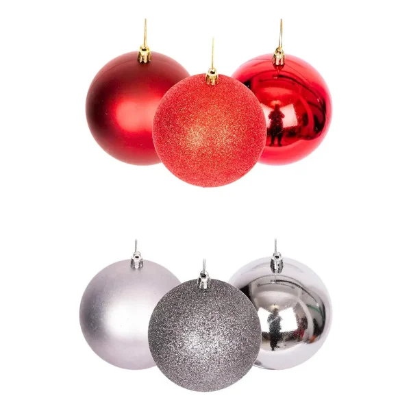 Bolas De Navidad 6cm Valija Adornos Navideños X24 Piezas