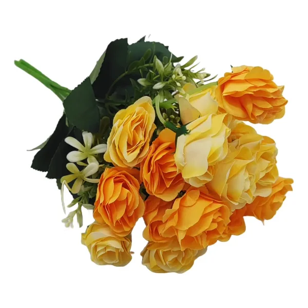 Ramo De Rosas Flores Artificiales Decoracion X1