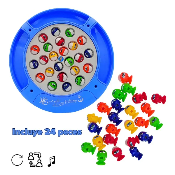 Juego De Mesa De Pesca Interactivo Con Cañas De Pescar
