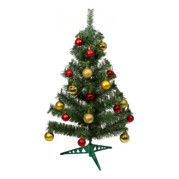 Arbol De Navidad Decorado Arbolito 90cm Pino Carioca