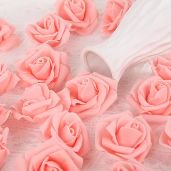 Mini Rosas Flores Artificiales Decoracion Pack X250