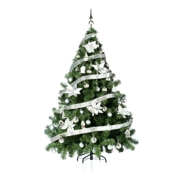 Arbol de Navidad Montañes Deluxe 2,10mts Con Adornos Kit X72