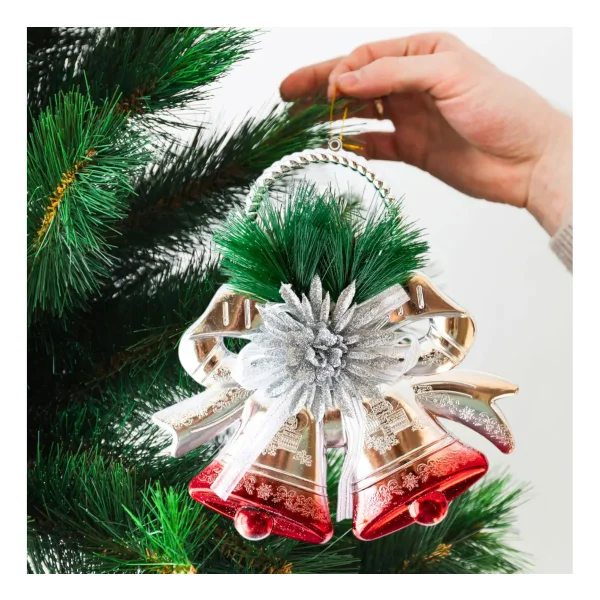 Campanas Navidad 24cm Decoracion Navideña Adornos Para Arbol