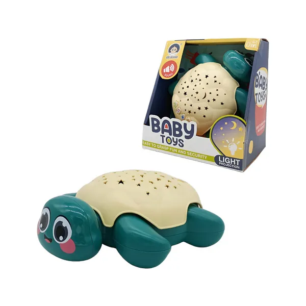 Proyector Tortuga Infantil Musical Luz Sonido Juguete