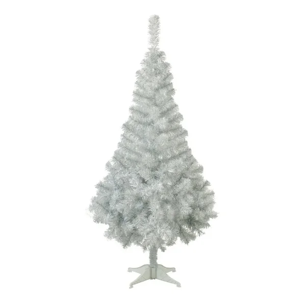 Arbol De Navidad 2mts Canadian Spruce Blanco Plata