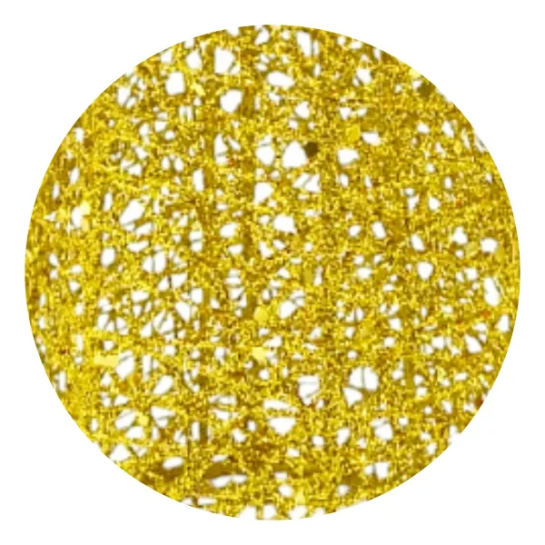 Arbol Navideño Pino Alambre Cono Adorno Navidad 40cm Dorado