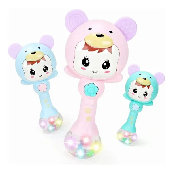 Sonajero Musical Bebe Maraca Con Luz Y Sonidos