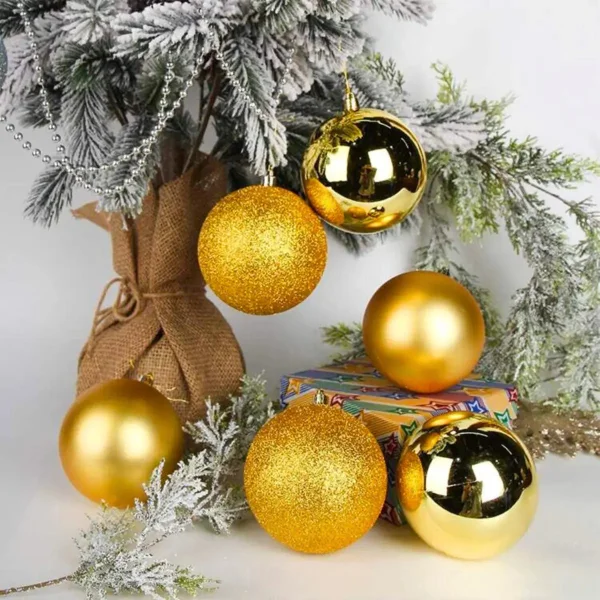 Bolas De Navidad 6cm Adornos Navideños X72 Piezas Decoración