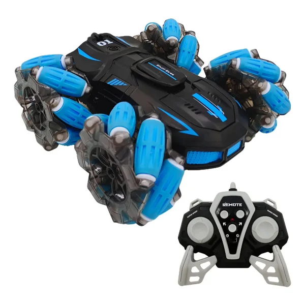 Auto A Control Remoto Acrobatico Vehiculo Luz Led Giro 360°