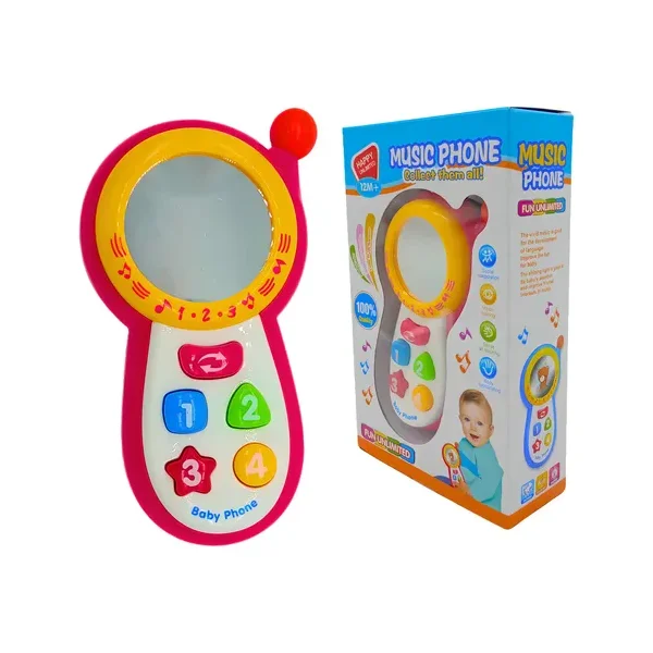 Telefono Celular Didactico Bebe Luz Y Sonido