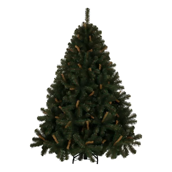 Arbol De Navidad Verde Alpino 1.8mts Base Metalica