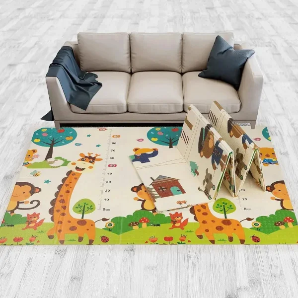 Alfombra Antigolpes Plegable Bebes Reversible 150x200cm