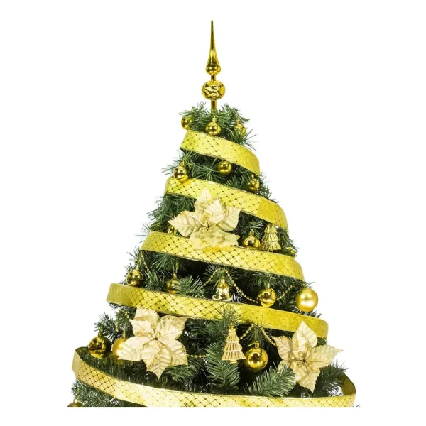  Arbol De Navidad Tronador Lujo 1,20mts Con Adornos Kit X30