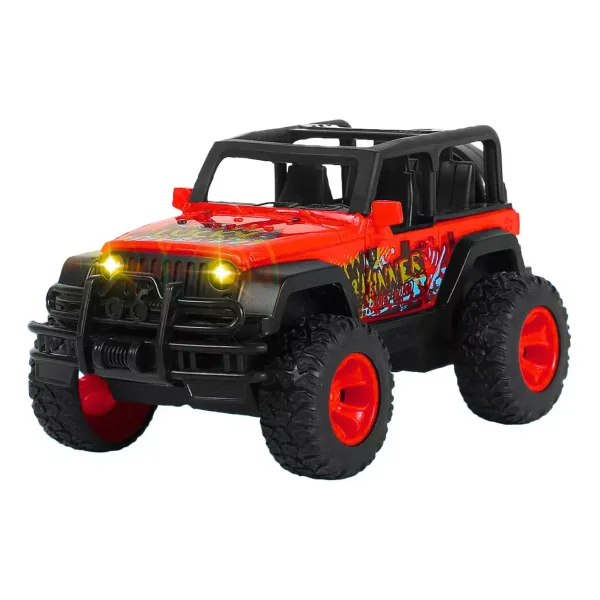 Auto A Friccion Camioneta Off Road 4x4 Luces Sonidos
