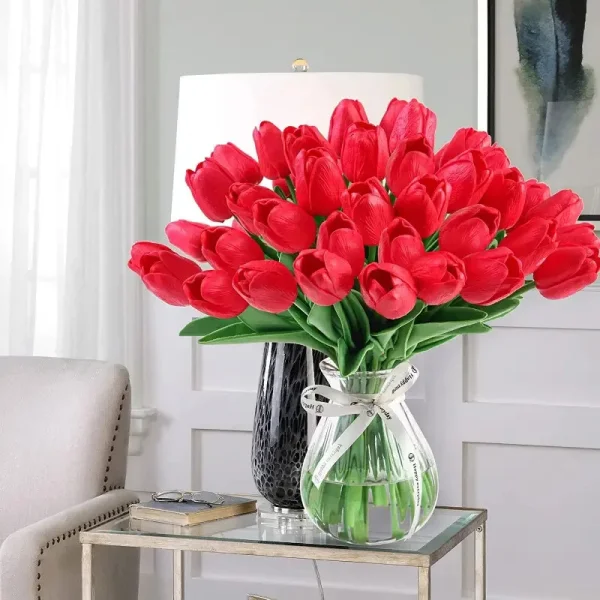Tulipan Artificial Flores Artificiales Decoracion X1