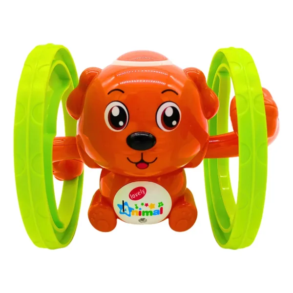 Monito Arrastre Musical Con Luz Movimiento Pilas Incluidas