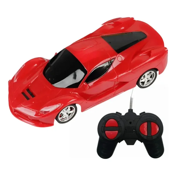 Auto Deportivo A Control Remoto Ferrari Juguete Escala 1:18 Amarillo