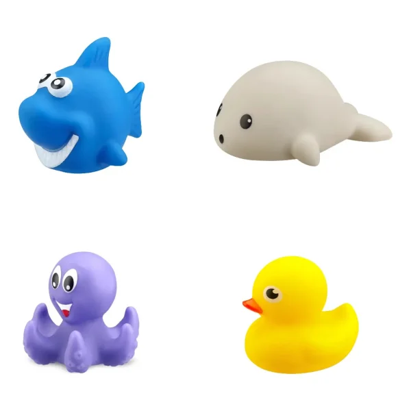 Juguete Bañera Bebé Animales Luz Led Juego Ducha Baño Niños Pato