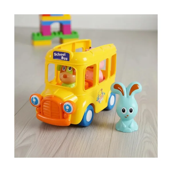 Auto Camion Bus Musical Luz Movimiento Didactico