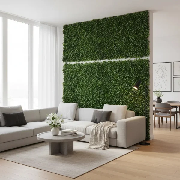 Muro Verde Jardin Vertical X4 Decoracion Artificial 60x40 Verde