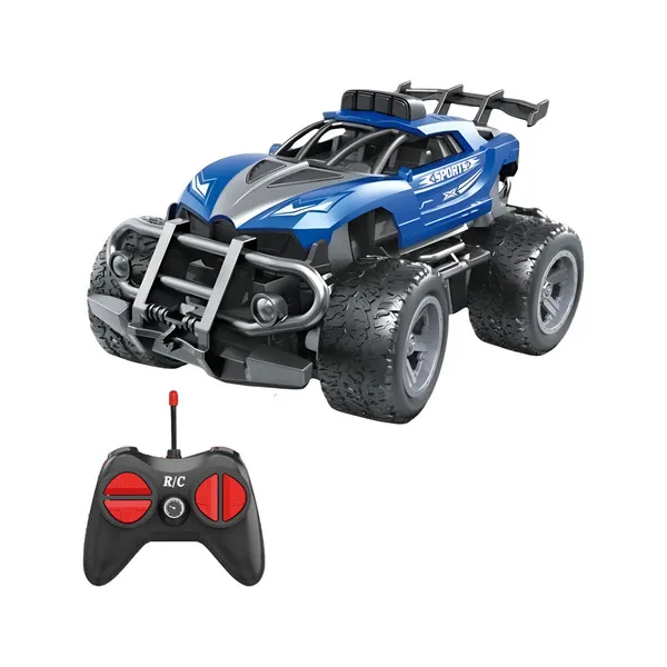 Auto A Radio Control Remoto Stunt Mini Acrobático Rc A Pilas Color Azul