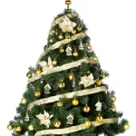 Arbol Navidad Patagonia Xl 1.30mt Deco Oro Cybermonday
