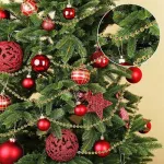 Collar Deco Adorno Navideño Arbol De Navidad 1.5mts