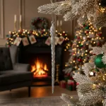 Adorno Colgante Navideño Decoración Bastones De Caramelo X3