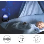 Peluche Erizo Con Luz Y Música Juguete Proyector Giratorio