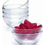 Bowl 700ml Ensaladera Vidrio Liso Transparente X1