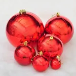 Adornos Navideños Set Bolas De Navidad 7cm X12 Unidades