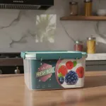 Set X4 Tupper Hermético Organizador Plástico Frio/caliente