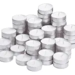 Mini Velas Decorativas Con Latita X50 Unidades P/hornito