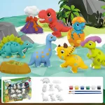 Figuritas De Pintura Yeso Arte Niños Kit Graffiti Manualidad