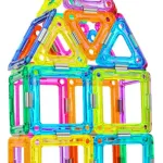 Bloques Magneticos Con Imanes Didacticos 60 Piezas