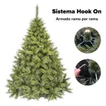 Arbol De Navidad Ciprés 1,80 Mts Tope De Gama Ultra Frondoso