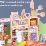 Cocina De Juguete Cocinita Canilla Agua Iluminacion Y Vapor