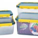 Set X4 Tupper Hermético Organizador Plástico Frio/caliente