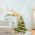 Arbol Navidad Tronador Lujo 1,50mts + Kit 40 Oro Cybermonday