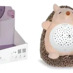 Peluche Erizo Con Luz Y Música Juguete Proyector Giratorio