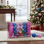 Bolas De Navidad 4cm Valija Adornos Colgante Navideño X24