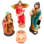 Pesebre Navideño Sagrada Familia Figuras Ceramica Artesanal