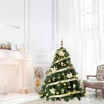 Arbol Navidad Patagonia Xl 1.30mt Deco Oro Cybermonday