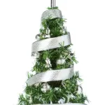 Arbolito De Navidad 80cm + Kit X30 Plata Cybermonday