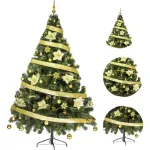 Arbol Navidad Tronador 2,10m + Kit 60 Oro Black Friday